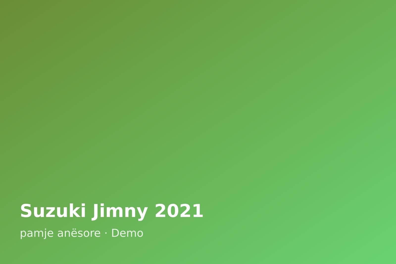 Suzuki Jimny 2021 — pamje anësore